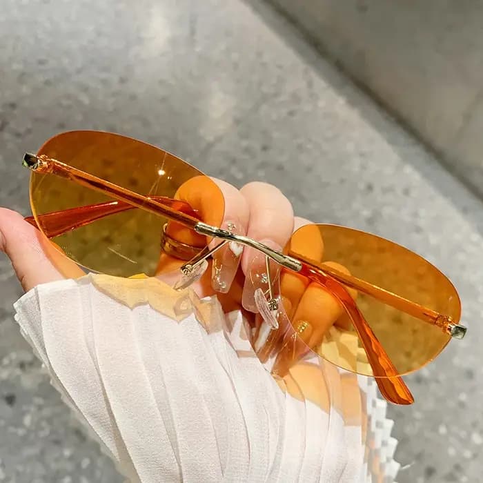 Lunettes de soleil sans bords pour femmes