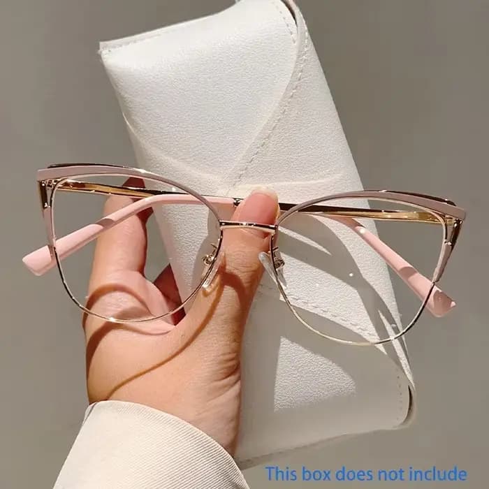 GM LUMIAS surdimensionné lunettes yeux de chat femmes nouvelle mode Vintage jante creuse montures optiques