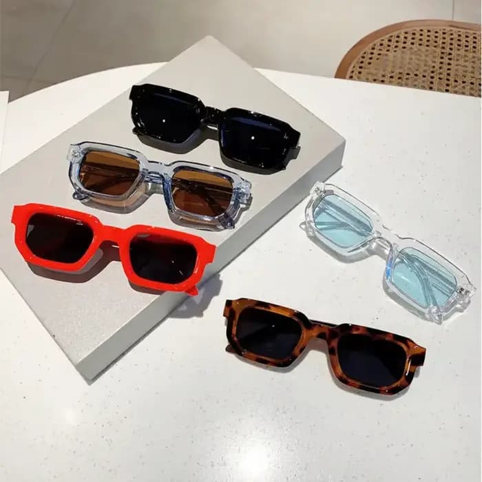 Ensemble combiné pour homme, lunettes de mode neuves, lunettes carrées rétro, décoration, personnalité tendance, adaptées à un usage quotidien