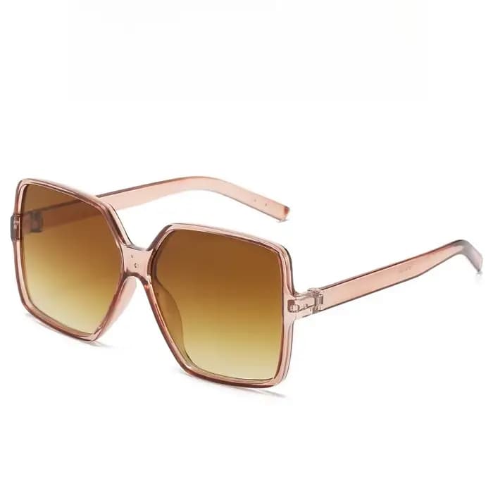Lunettes de soleil de luxe surdimensionnées pour femmes, style vintage, protection UV400, grandes mo