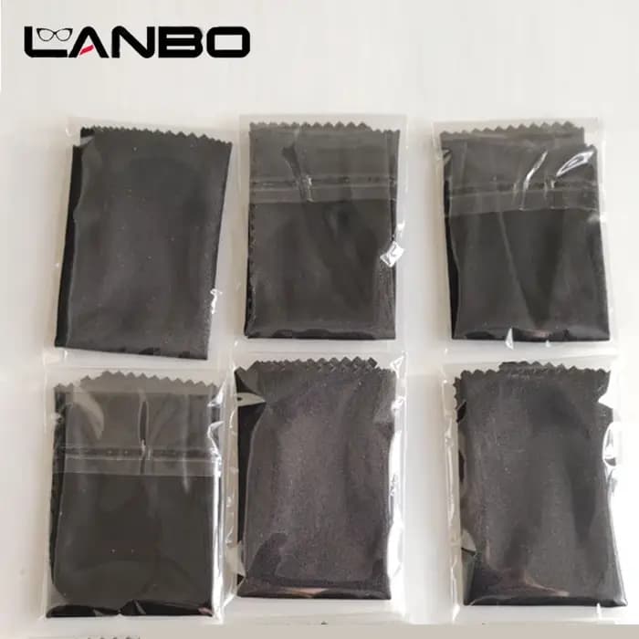 Lingettes plumeau en microcarence pour lunettes de soleil et lunettes, emballage individuel, vêtemen