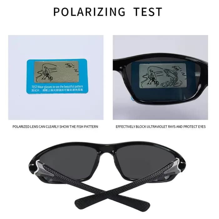 Lunettes de soleil de pêche polarisées hommes femmes