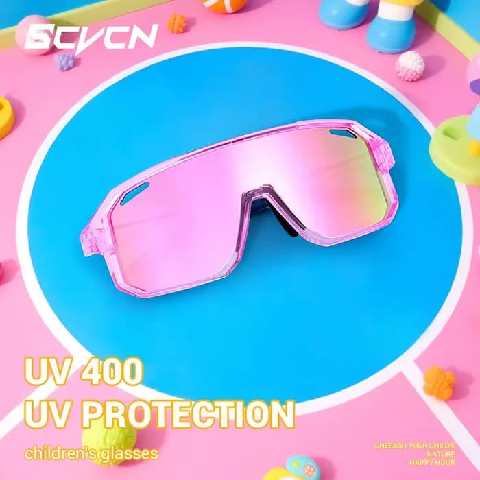 Lunettes de cyclisme SCVCN pour adolescents de 8 à 15 ans