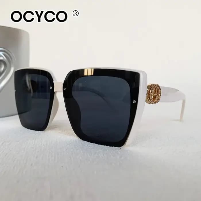 OCYCO 2026 Lunettes de soleil de luxe glamour pour femmes et hommes
