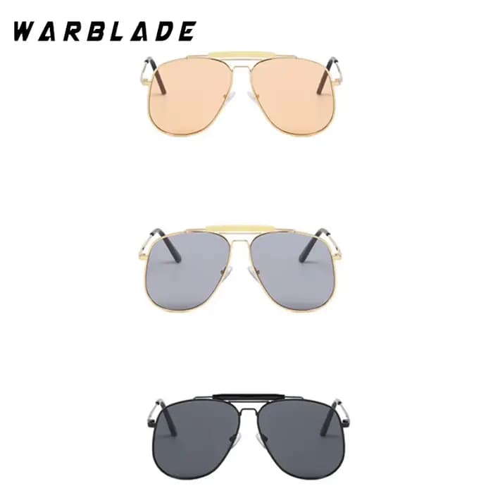 Nouvelles Lunettes de Soleil Aviateur Classiques en Métal pour Hommes et Femmes