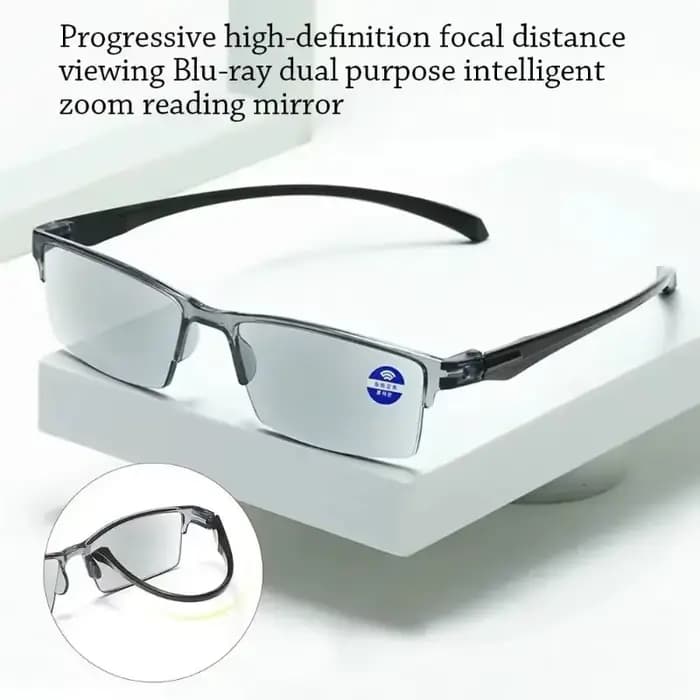 Lunettes de lecture intelligentes ultra-légères à zoom automatique