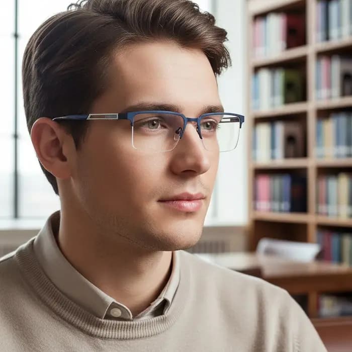 Cadre en métal simple, adapté aux occasions professionnelles et à la conduite. L'apparence est digne d'un objet de luxe : Lunettes de voiture 6006