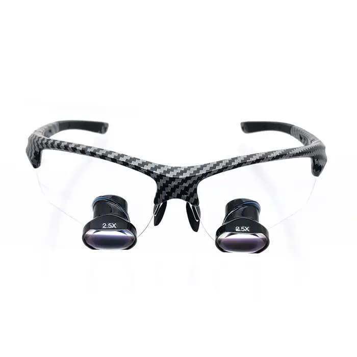 Loupes Galiléennes Ginghealy 24 TTL 2.5X/3.0X/3.5X IPD Personnalisables pour Usage Dentaire et Chirurgical