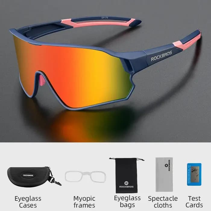 ROCKBROS lunettes de vélo polarisées UV400 Protection solaire