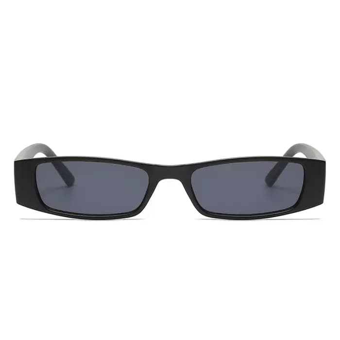 Lunettes de soleil rectangulaires à monture étroite pour femmes