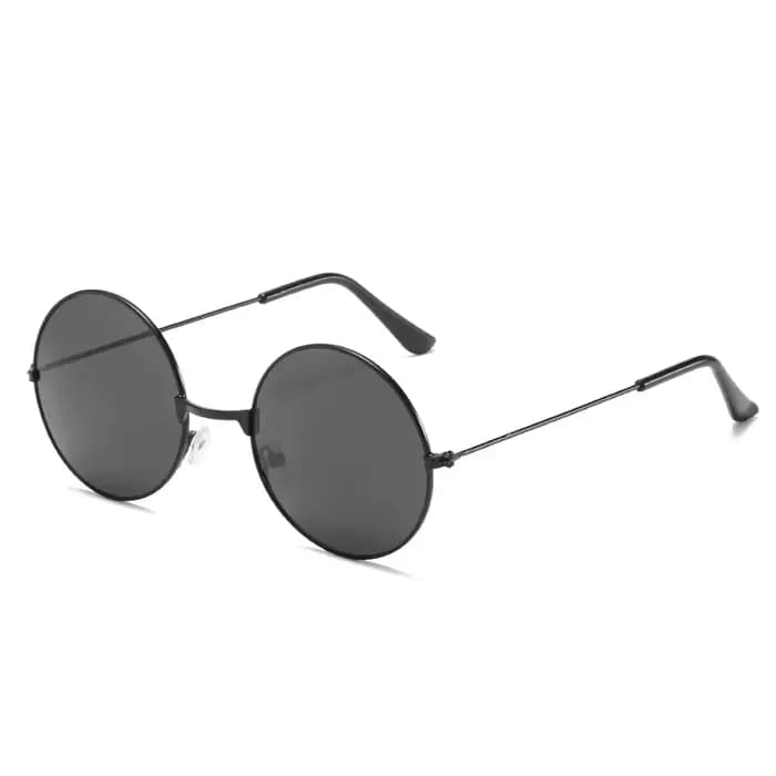 Lunettes de soleil rondes en métal pour hommes et femmes
