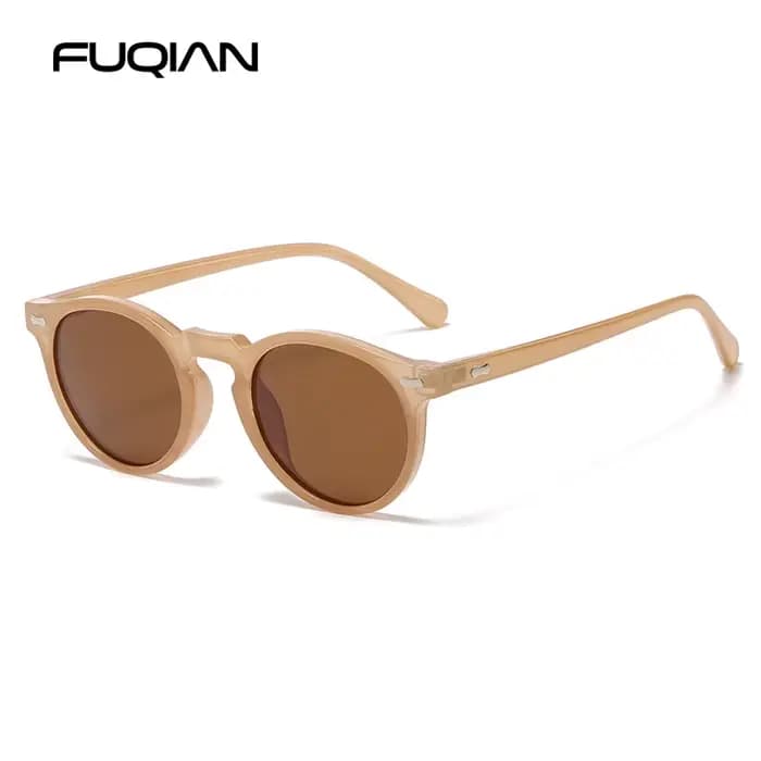 Lunettes de soleil rondes rétro pour hommes et femmes