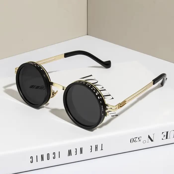2025 mode nouveau unisexe fait à la main ND9 niveau lunettes de soleil filtre rotatif en continu rétro