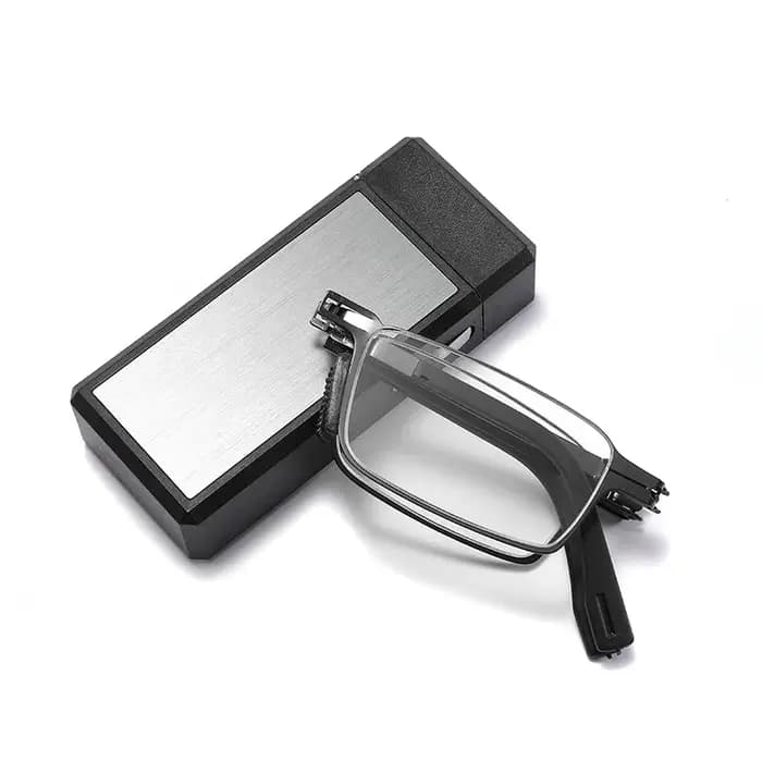 Lunettes de lecture pliantes en acier inoxydable