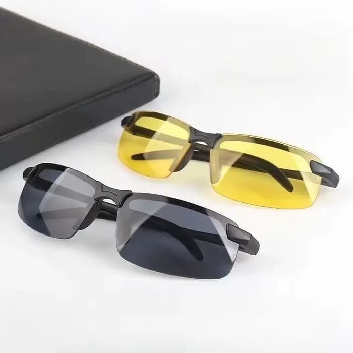 Lunettes de soleil polarisées jaunes pour la conduite nocturne avec protection UV400