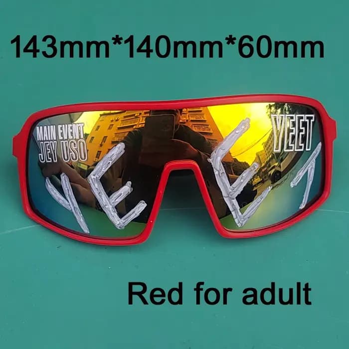 Lunettes de soleil sportives Blue YEET Jey Uso Yeet MAIN EVENT