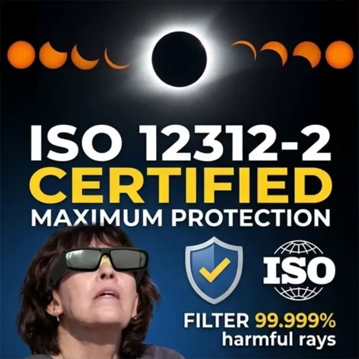 Lunettes d'observation d'éclipse solaire sûres