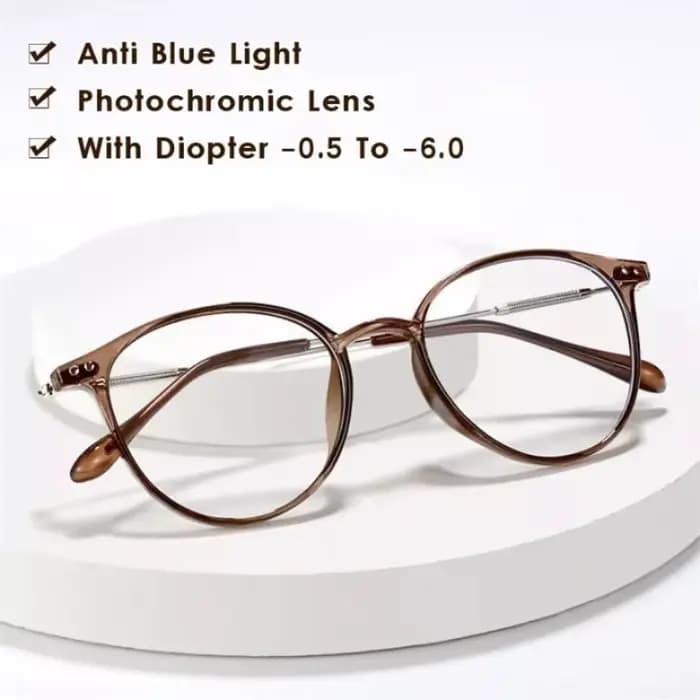 Lunettes de soleil unisexes pour l'extérieur, photosensibles, couleur changeante, Style coréen, mont