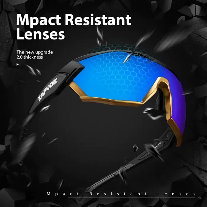 Kapvoe lunettes de soleil hommes UV400 lunettes de cyclisme photochromiques sport pour hommes soleil
