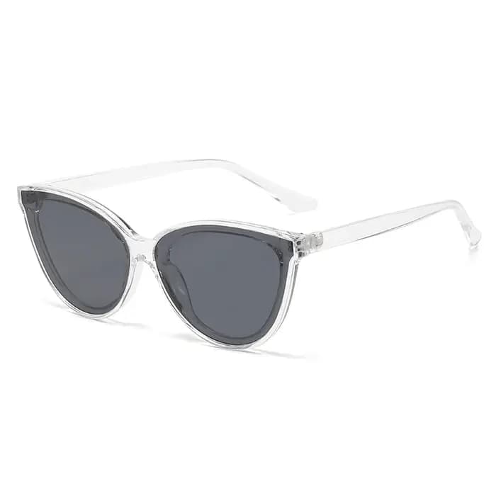 Grand Cadre Cat Eye lunettes de Soleil Femmes Nouveau Rétro Style Minimaliste Gradient