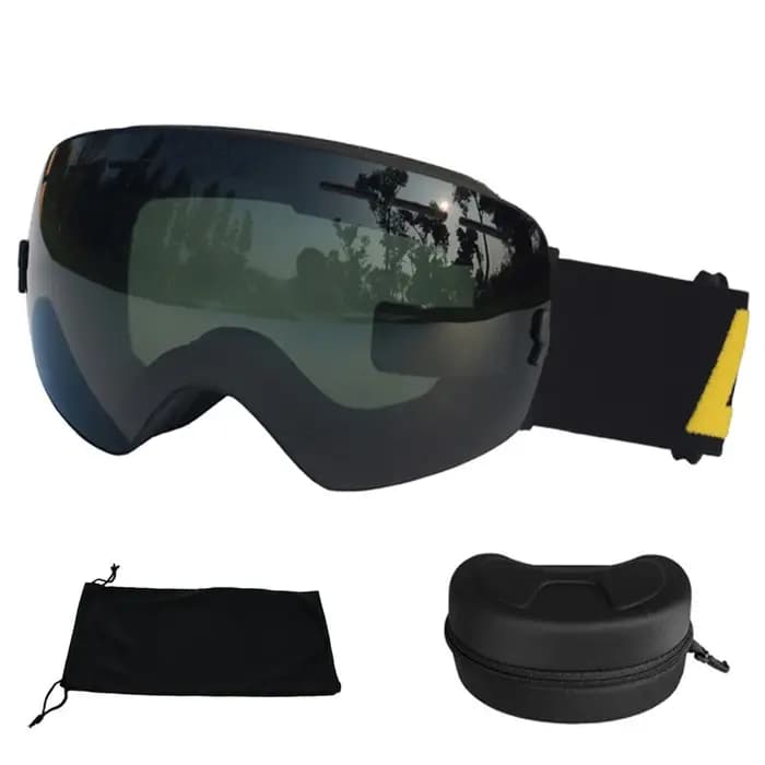 LOCLE Double couches lunettes de Ski Anti-buée UV400