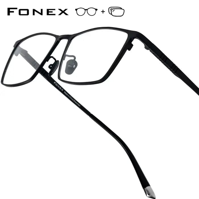 Lunettes carrées personnalisées pour hommes, lunettes anti-bleu, lentille optique, myopie photochrom