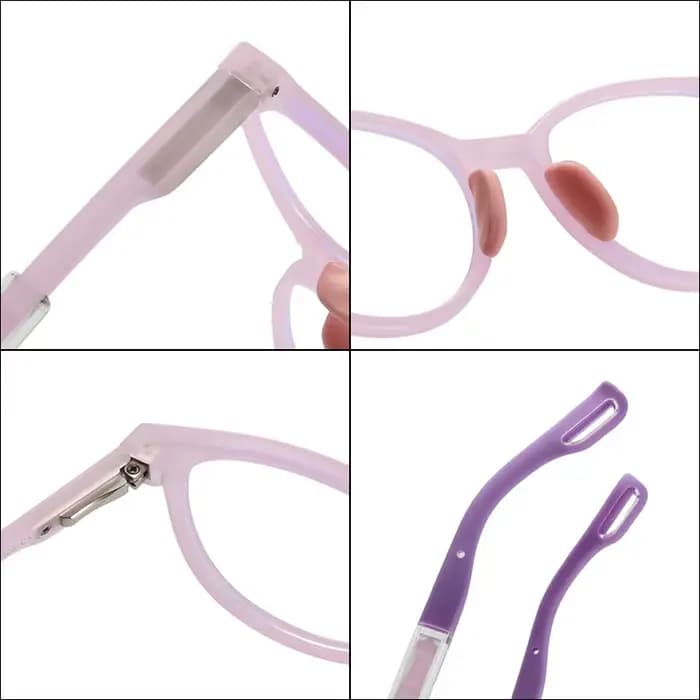 Lunettes de Prescription Ellipse TR90 pour enfants de 6 à 12 ans