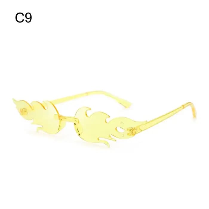 Lunettes de soleil flamme de feu