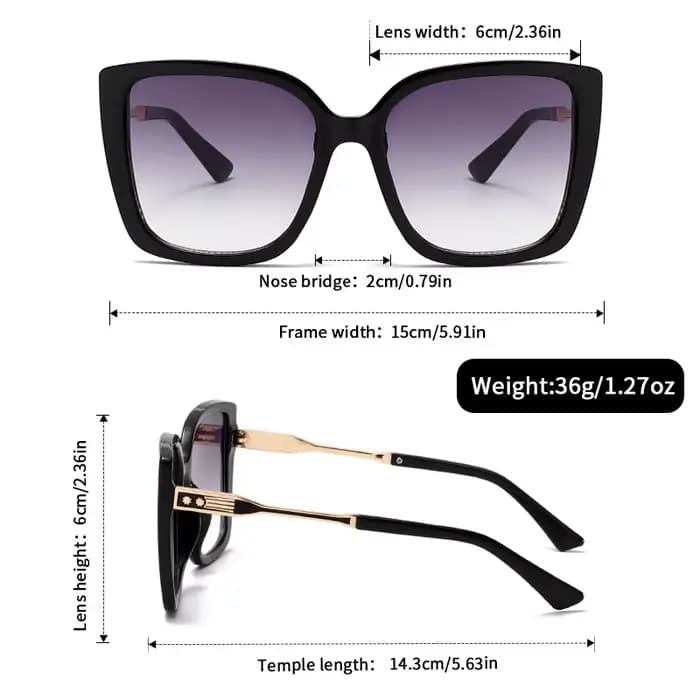 Nouvelles Lunettes de Soleil Femme 2026 Tendance Rétro Polyvalentes en Dentelle Colorées de Haute Qualité Monture Large Carrée