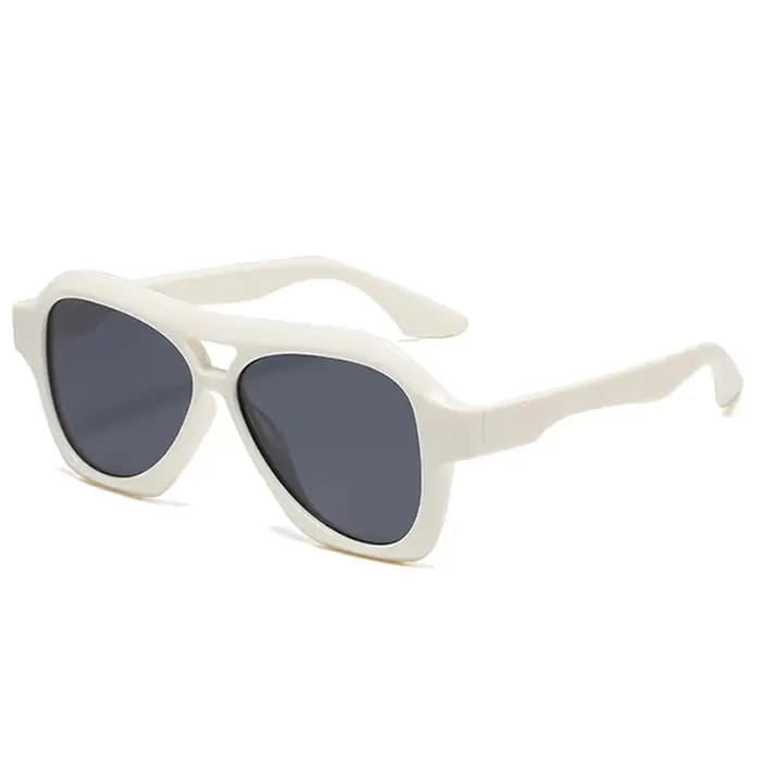 Lunettes de soleil rétro à double pont pour hommes et femmes