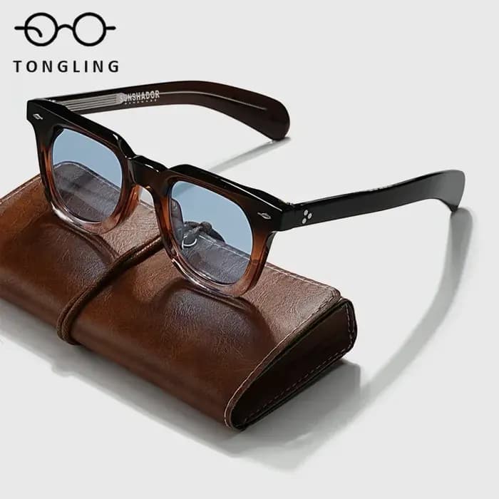Lunettes de lecture rondes en acétate faites à la main pour hommes et femmes