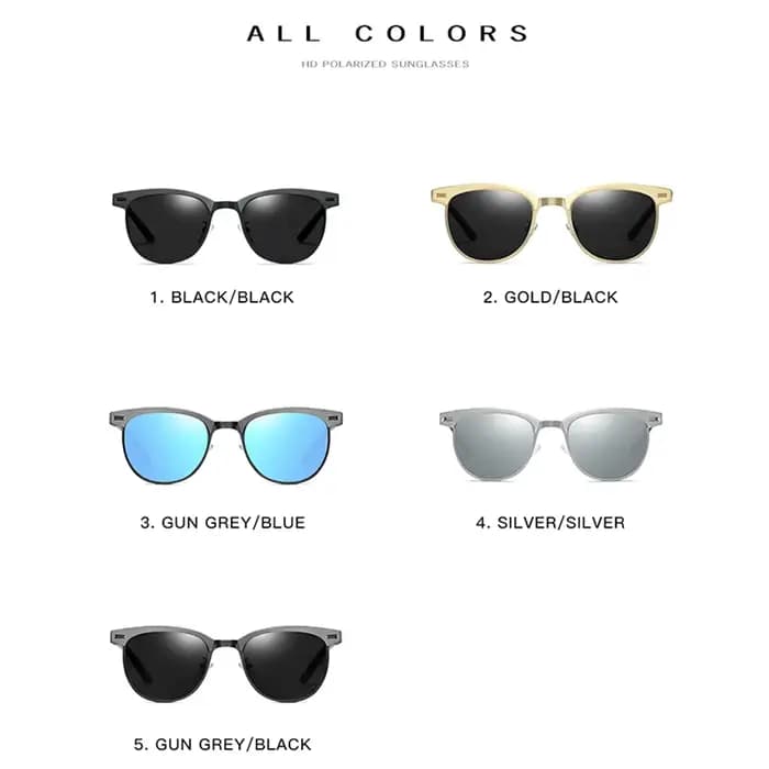 2020 marque aluminium hommes lunettes de soleil conduite lunettes HD polarisées Oculos masculino lun