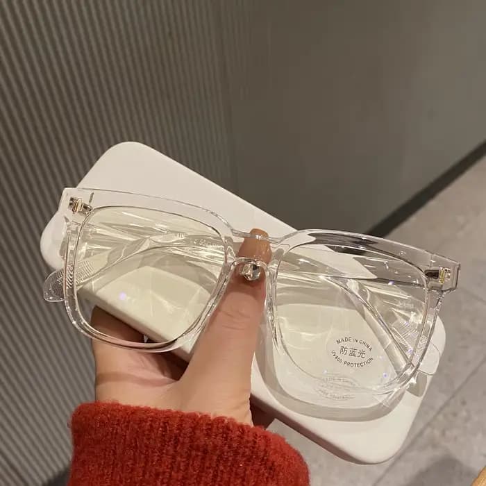Monture de lunettes transparente pour ordinateur