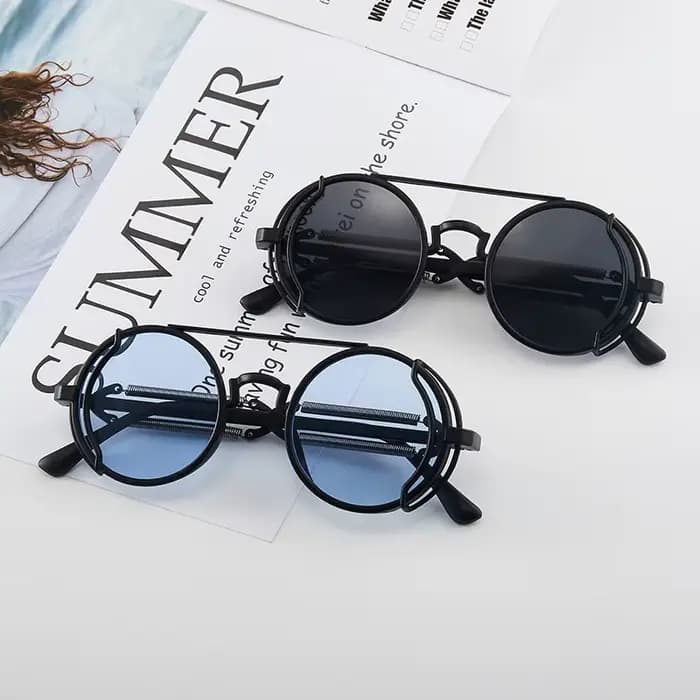 Lunettes de soleil gothiques classiques Steampunk