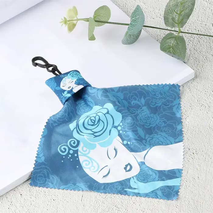 Chiffon de nettoyage pour lunettes en microfibre lavable