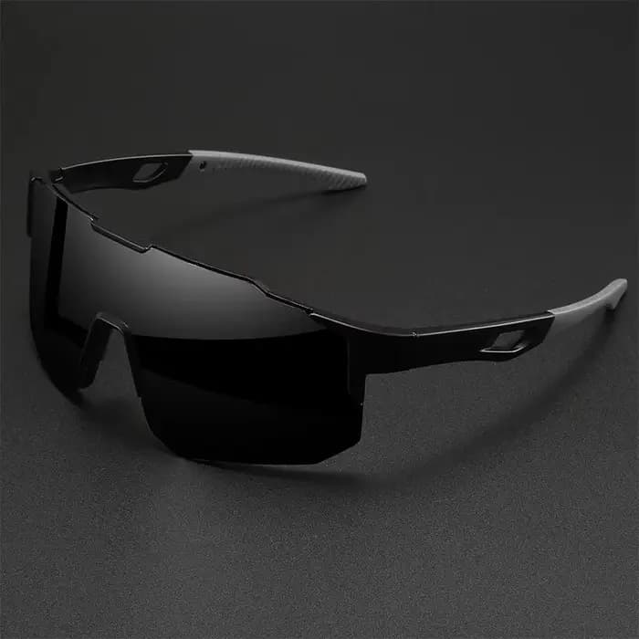 Lunettes de soleil enveloppantes colorées unisexes surdimensionnées