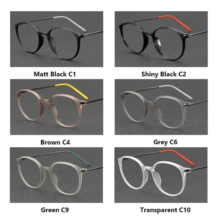 Monture de lunettes en acétate de titane pour hommes et femmes