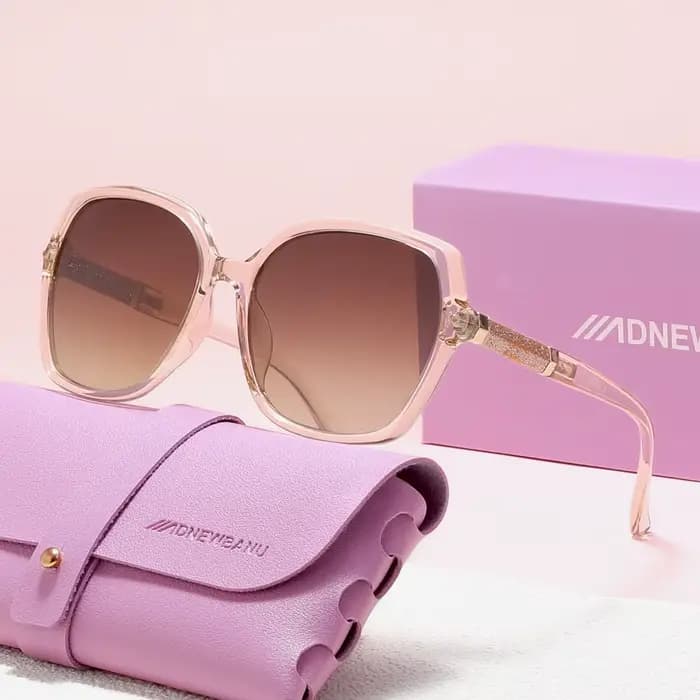 ADNEWBANU lunettes de soleil de luxe pour femmes grand cadre papillon hommes conduite fête en plein