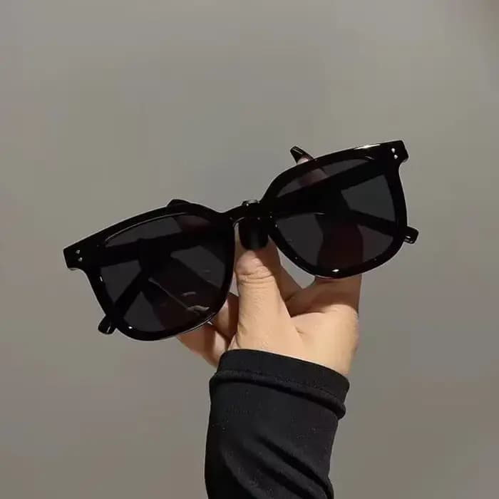 Lunettes de soleil carrées tendance vintage roses pour femmes