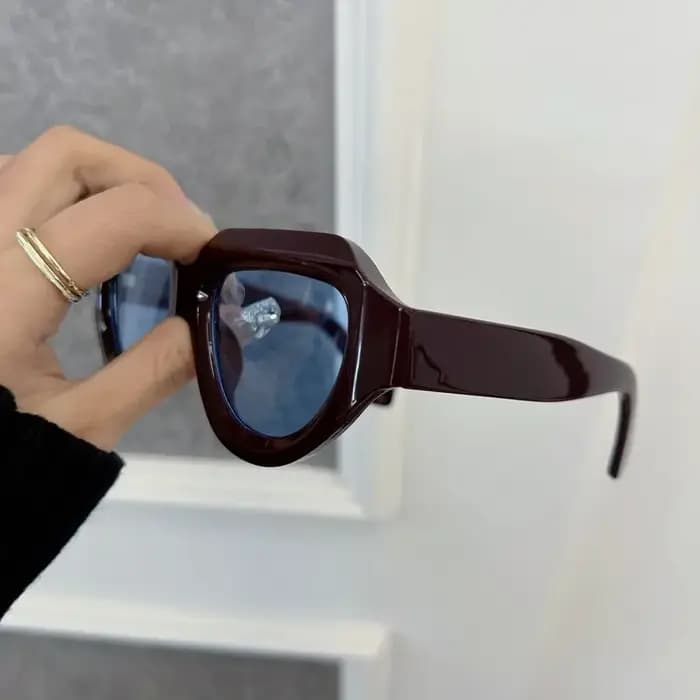 Lunettes de soleil carrées Vintage décontractées pour femmes et hommes, marque classique rétro ronde
