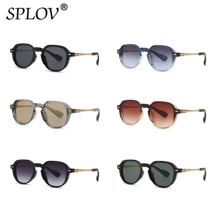 Nouvelles lunettes de soleil de luxe pour hommes femmes mode dégradé nuances marque concepteur Rivets conduite