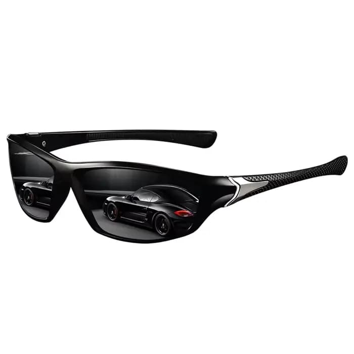 Lunettes de soleil de sport vintage avec chaîne pour hommes et femmes
