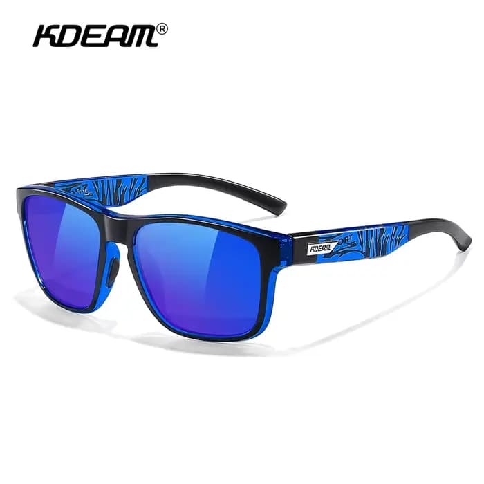 Lunettes de soleil polarisées pour hommes KDEAM taille XL