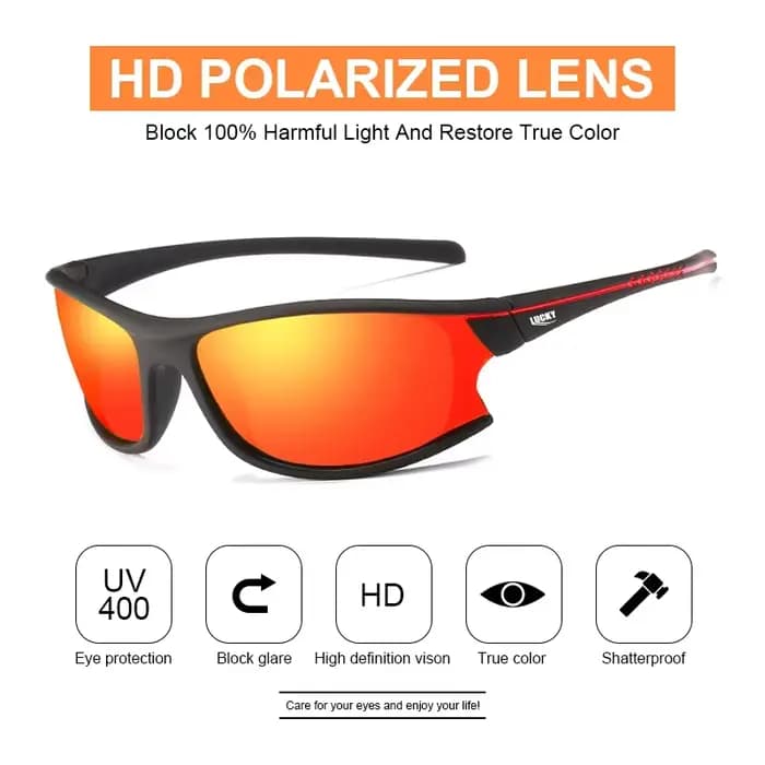 Lunettes de soleil de sport UV400 pour la pêche en plein air