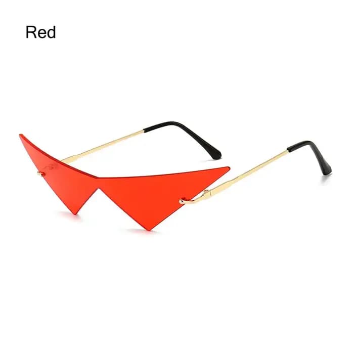 Lunettes de soleil triangle vintage pour femmes
