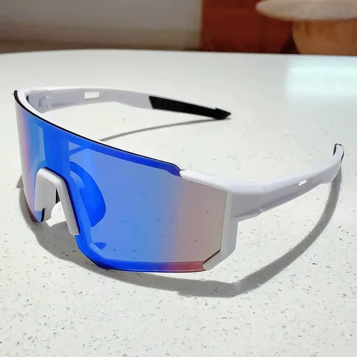 KAMMP lunettes de cyclisme à la mode décor surdimensionné sport pour femmes lunettes de soleil anti