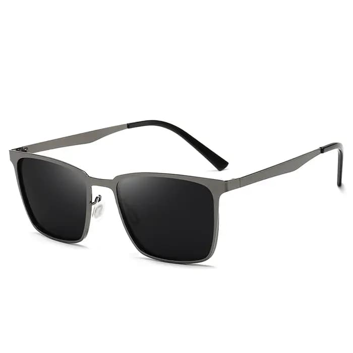 Lunettes de soleil polarisées pour hommes et femmes marque Design carré cadre