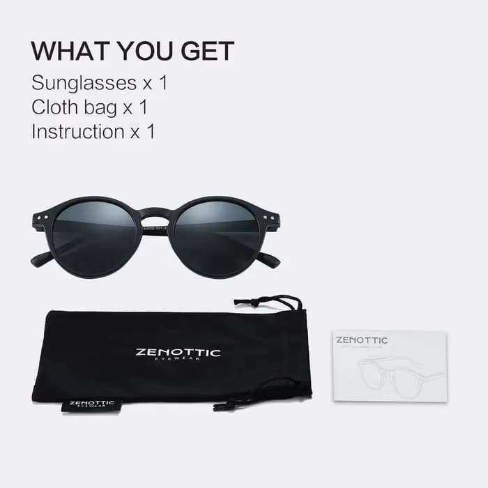ZENOTTIC Lunettes de soleil polarisées rétro 2026 2025 pour hommes et femmes