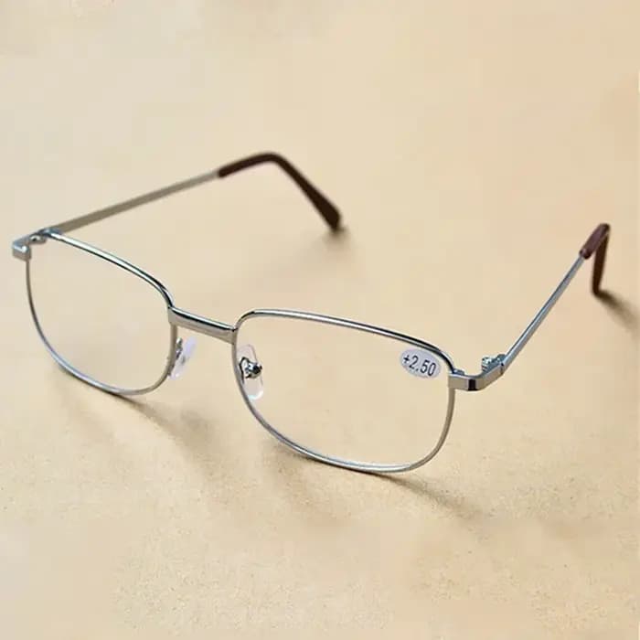 Lunettes de lecture tendance pour hommes, ultra-légères, à verres transparents, loupe, portables, cadeau pour les parents, anti-fatigue, pour presbytes