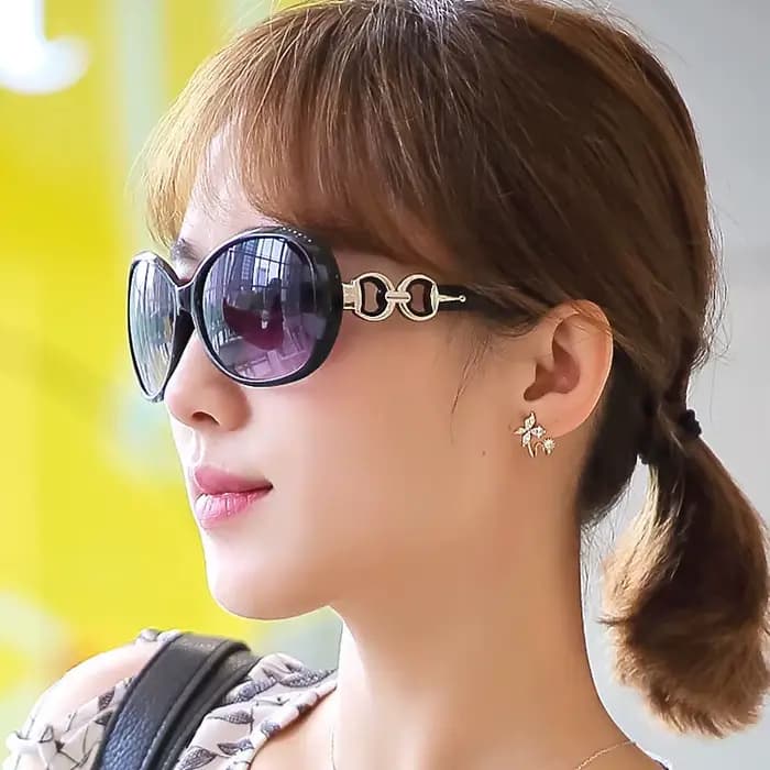Lunettes de soleil carrées classiques de haute qualité pour femmes